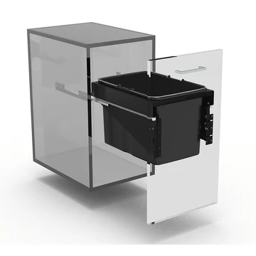 EKOTECH - Beépíthető hulladékgyűjtő FRONT 40 - 1x34 liter