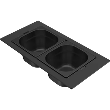 ELLECI - KF042100BK Gourmet szett 1/6 ZEN fekete - A készlet erejéig rendelhető!