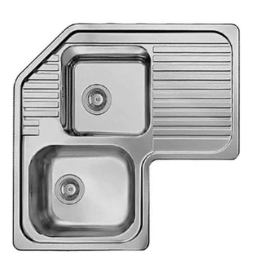 ELLECI - Mosogatótálca Sky CORNER SX inox medence bal oldalt