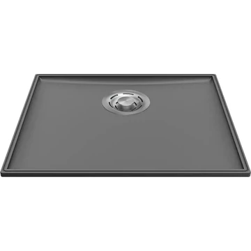ELLECI- Mosogatótálca Essenza 50 46,2x38,2 Keratek K99 Dark Grey inox tartozékokkal