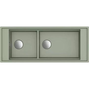 ELLECI- Mosogatótálca Mixology 590 1140x392 Keratek K82 Sage inox tartozékokkal