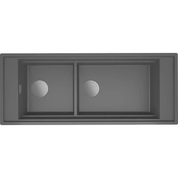 ELLECI- Mosogatótálca Mixology 590 1140x392 Keratek K99 Dark Grey inox tartozékokkal