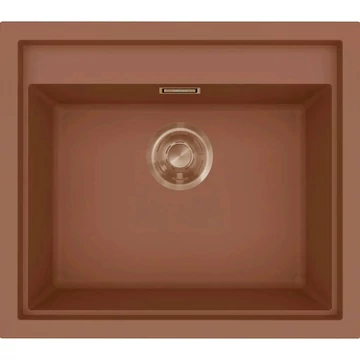 ELLECI- Mosogatótálca Sintesi 105 Keratek K83 Cavern Clay bronz tartozékokkal