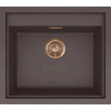 ELLECI- Mosogatótálca Sintesi 105 Keratek K87 Cocoa bronz tartozékokkal