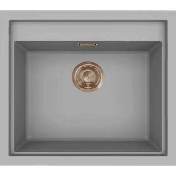 ELLECI- Mosogatótálca Sintesi 105 Keratek K99 Dark Grey bronz tartozékokkal