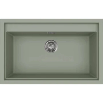 ELLECI- Mosogatótálca Sintesi 130 Keratek K82 Sage Green inox tartozékokkal