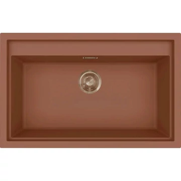 ELLECI- Mosogatótálca Sintesi 130 Keratek K83 Cavern Clay bronz tartozékokkal