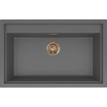 ELLECI- Mosogatótálca Sintesi 130 Keratek K99 Dark Grey bronz tartozékokkal