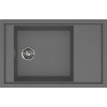 ELLECI- Mosogatótálca Sintesi 305 Keratek K99 Dark Grey inox tartozékokkal