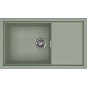 ELLECI - Mosogatótálca Sintesi 410 K82 Sage Green inox tartozékokkal