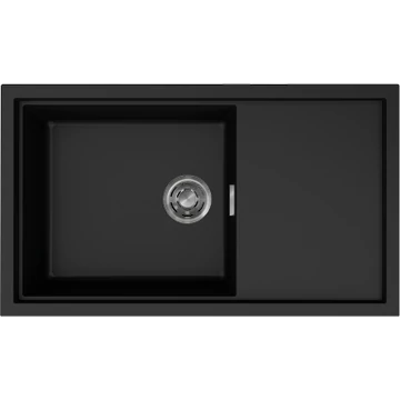 ELLECI - Mosogatótálca Sintesi 410 K86 Black inox tartozékokkal
