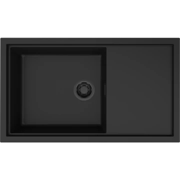 ELLECI - Mosogatótálca Sintesi 410 K86 Black fekete tartozékokkal