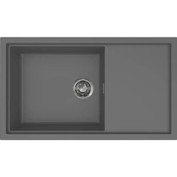 ELLECI- Mosogatótálca Sintesi 410 Keratek K99 Dark Grey inox tartozékokkal