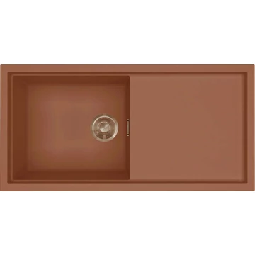 ELLECI- Mosogatótálca Sintesi 480 Keratek K83 Cavern Clay bronz tartozékokkal