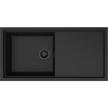 ELLECI - Mosogatótálca Sintesi 480 K86 Black fekete tartozékokkal