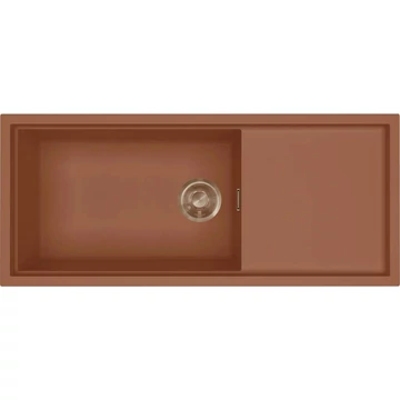 ELLECI- Mosogatótálca Sintesi 510 Keratek K83 Cavern Clay bronz tartozékokkal
