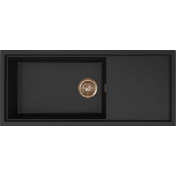 ELLECI- Mosogatótálca Sintesi 510 Keratek K86 Black bronz tartozékokkal