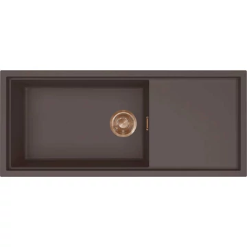 ELLECI- Mosogatótálca Sintesi 510 Keratek K87 Cocoa bronz tartozékokkal