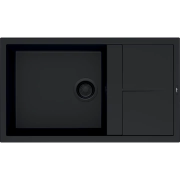 ELLECI - Mosogatótálca Unico 410 K86 Black fekete tartozékokkal
