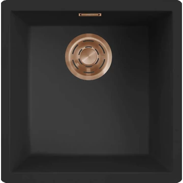 ELLECI- Mosogatótálca Zen 102 Keratek K86 Black bronz tartozékokkal