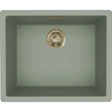 ELLECI- Mosogatótálca Zen 105 Keratek K82 Sage Green arany tartozékokkal