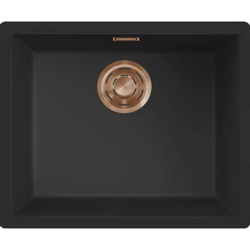 ELLECI- Mosogatótálca Zen-F 105 Keratek K86 Black bronz tartozékokkal