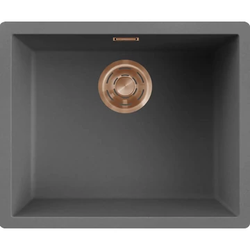 ELLECI- Mosogatótálca Zen 105 Keratek K99 Dark Grey bronz tartozékokkal