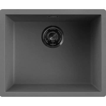 ELLECI- Mosogatótálca Zen-F 105 Keratek K99 Dark Grey fekete tartozékokkal