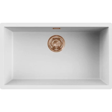 ELLECI- Mosogatótálca Zen 130 Keratek K96 White bronz tartozékokkal