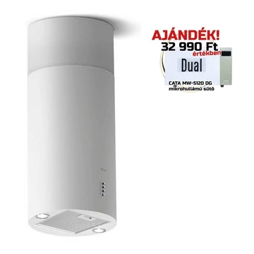 Elica - Páraelszívó TUBE PRO ISLAND WH MAT/A/43 + Mikro MW-5120B