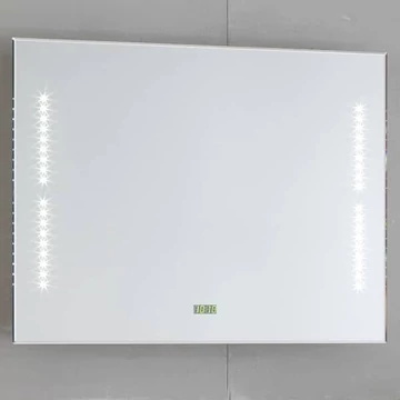 KOLPA SAN OG LED tükör beépített világítással, szenzoros kapcsolóval és órával - 90