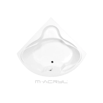 M-ACRYL Ancona akril sarokkád 150x150 + Ajándék kádláb és peremrögzítő