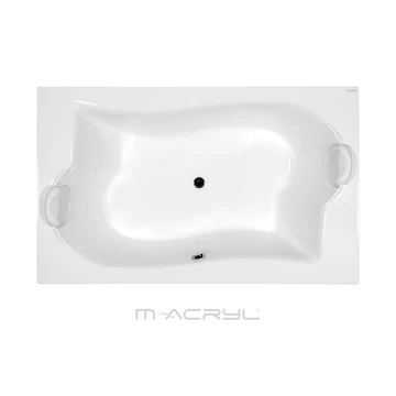 M-ACRYL Royal különleges akril kád 180x110 + Ajándék kádláb és peremrögzítő
