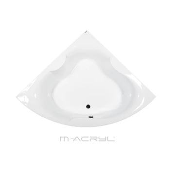 M-ACRYL Melody akril sarokkád 150x150 + Ajándék kádláb és peremrögzítő