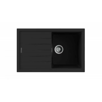 NODOR - Mosogatótálca NorGranite 78.50 1B 1D BK fekete
