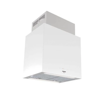 NODOR - Páraelszívó NorBreeze ISLA CUBE GLASS ECO 60 WH/A Hob to Hood