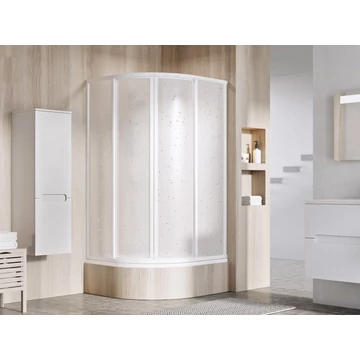 RAVAK Supernova SKCP4 80x80 Sabina zuhanykabin fehér+pearl