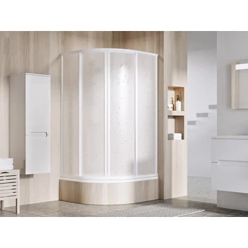 RAVAK Supernova SKCP4 90x90 Sabina zuhanykabin fehér+pearl