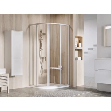 RAVAK Supernova SKCP4 90x90 195 zuhanykabin szatén+transparent