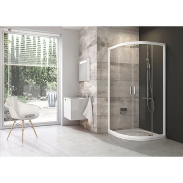 RAVAK Blix BLCP4 90x90 zuhanykabin fehér+transparent