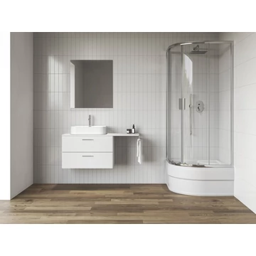 RAVAK Blix II NBLCP4 Sabina 80x80 zuhanykabin krómhatású+transparent