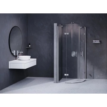 RAVAK SmartLine SMSKK4 90x90 zuhanykabin króm+transparent