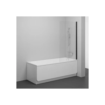 RAVAK NVS1-80 kádparaván fekete+transparent