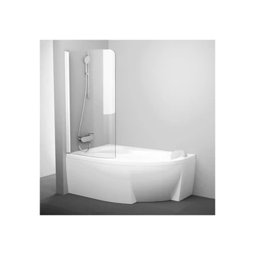RAVAK Rosa CVSK1 140/150 bal kádparaván fehér+transparent