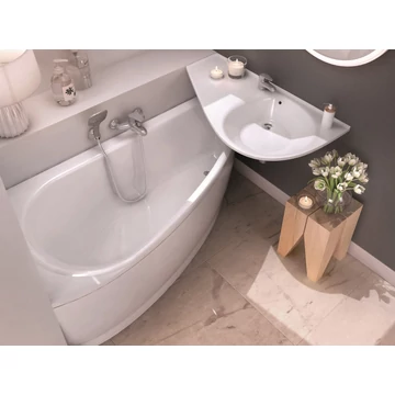 RAVAK Avocado 150x75 akrilkád bal (hófehér)