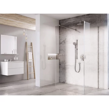 RAVAK Walk-In Corner Szett 120x80, zuhanykabin krómhatású+transparent