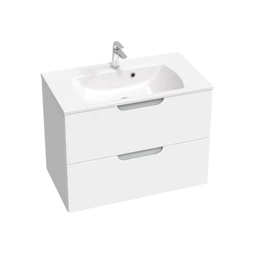 RAVAK Classic II SD 80 fürdőszobai szekrény mosdó alá fehér/szürke