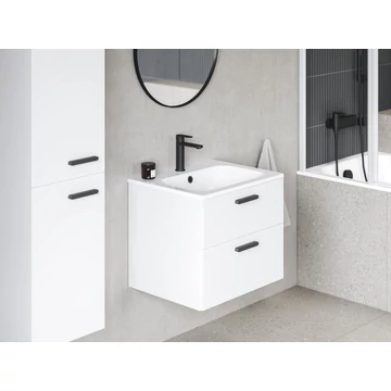 RAVAK Chrome II SD 70 fehér, fekete fogantyúval 152 mm
