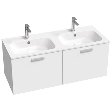 RAVAK Chrome II SD 120 fehér, króm fogantyúval 152 mm