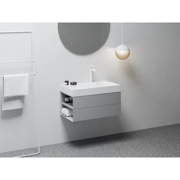 RAVAK SD Lite 80 B fürdőszobai szekrény mosdó alá Smoke Grey